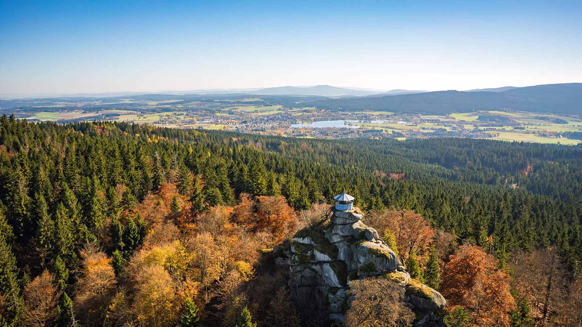 Weißenstadt am See Sieben Sterne Erholungsort mit Seeblick