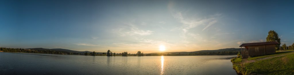 Weißenstädter See am Abend