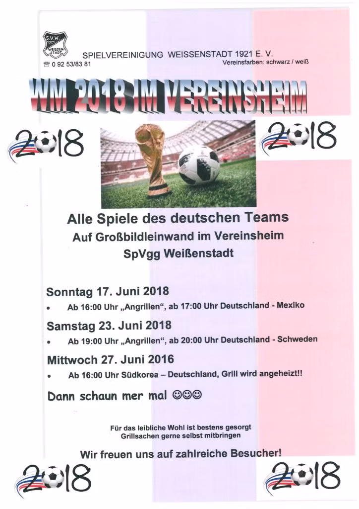 WM im Vereinsheim