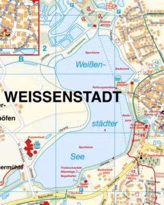 Weißenstadt Stadtkarte Ausschnitt See