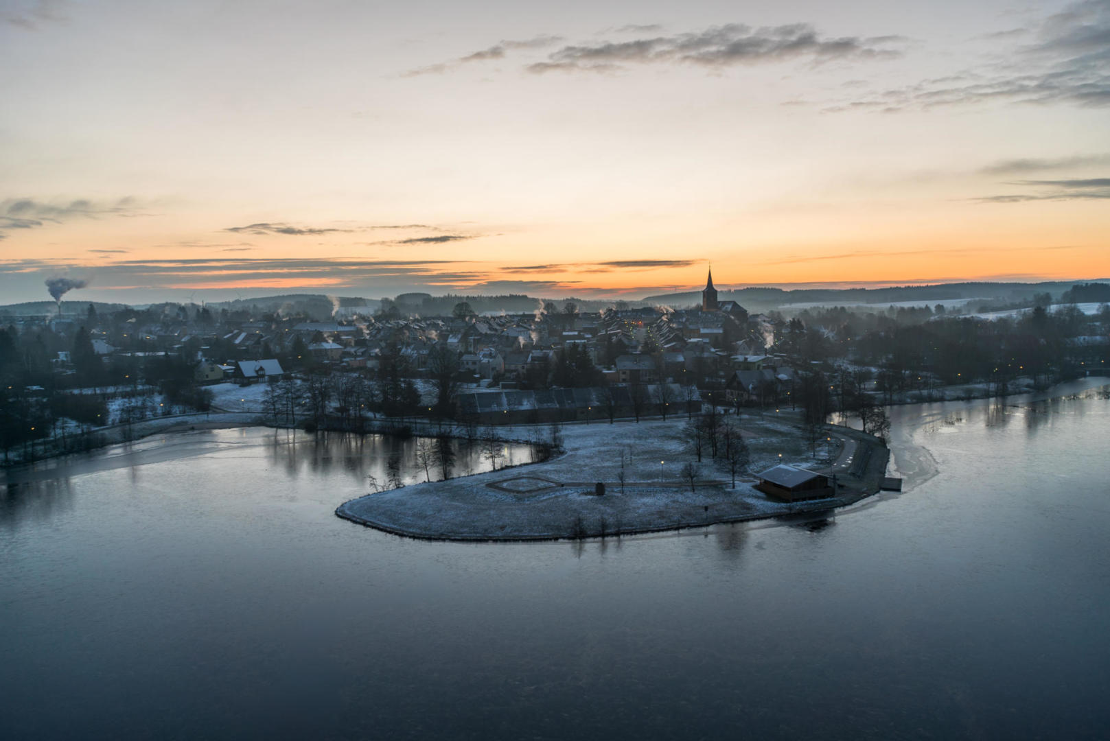 Weißenstadt am See Sieben Sterne mit Seeblick