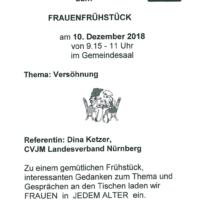 Frauenfrühstück 10.12.