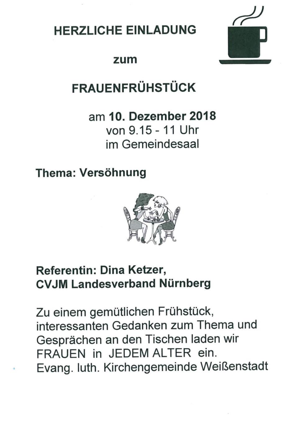 Frauenfrühstück 10.12.