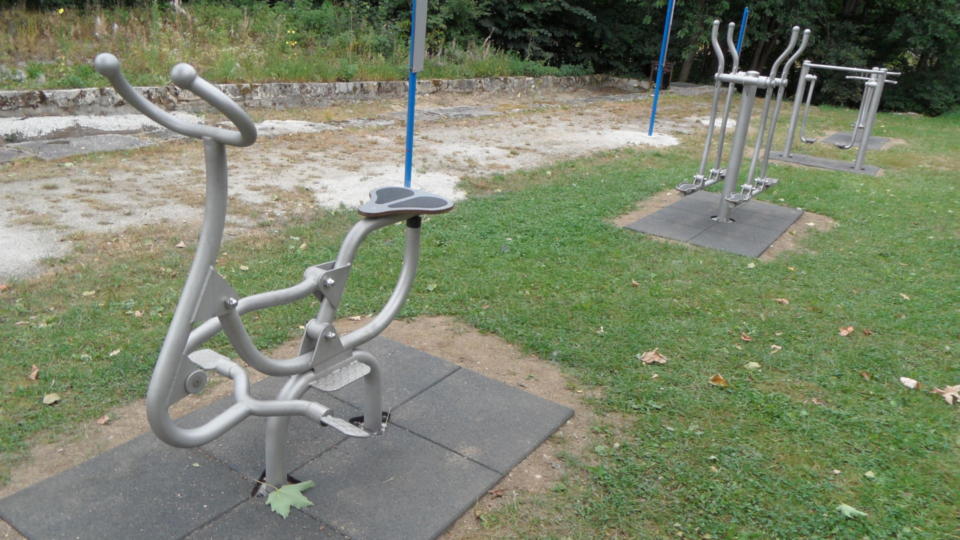 Fitnessgeräte im Kurpark