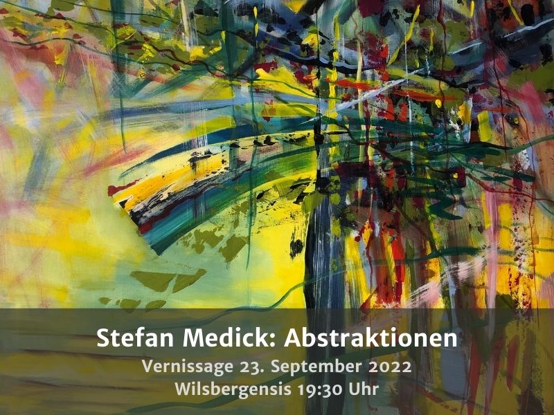 Abs­trak­tio­nen: Ste­fan Medi­ck prä­sen­tiert sei­ne abs­trak­ten und abs­tra­hier­ten Gemälde