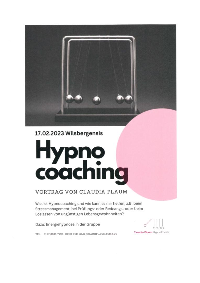 Hyp­no­coa­ching, Vor­trag von Clau­dia Plaum