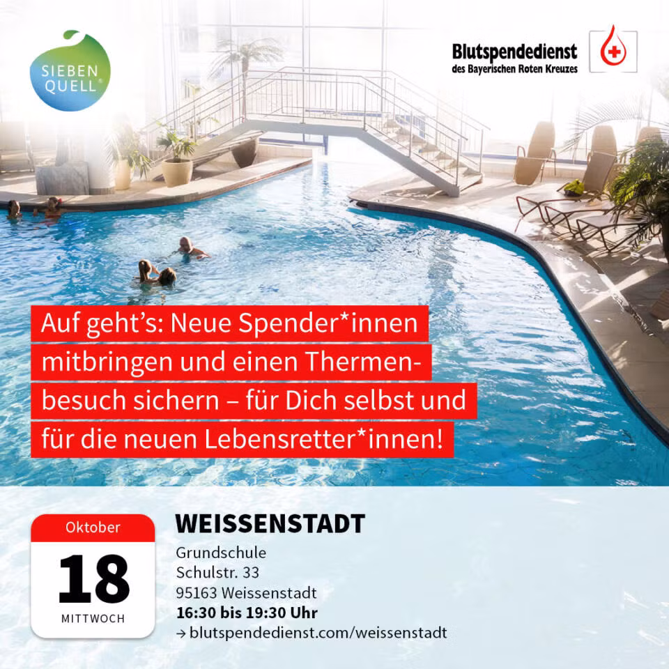 Blutspenden Oktober 2023