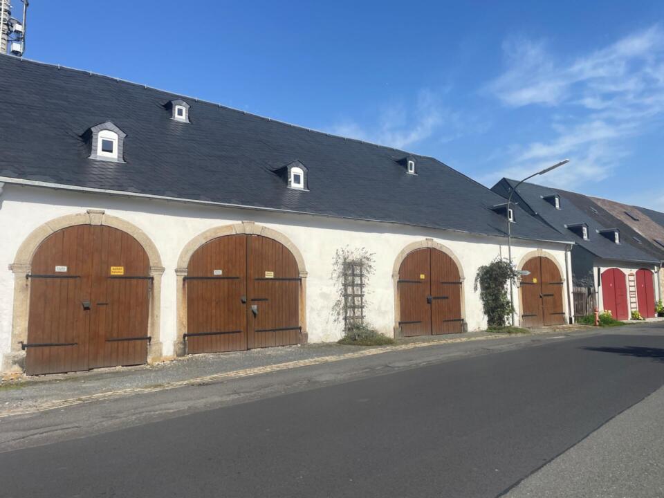 Historische Scheunenreihen in der Kirchenlamitzer Straße