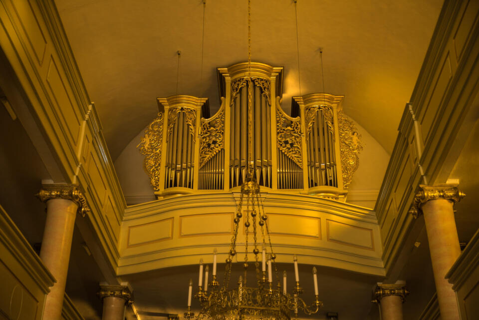 Ansicht der Orgel in der Stadtkirche Weißenstadt