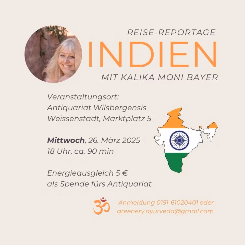 Vortrag über Indien
