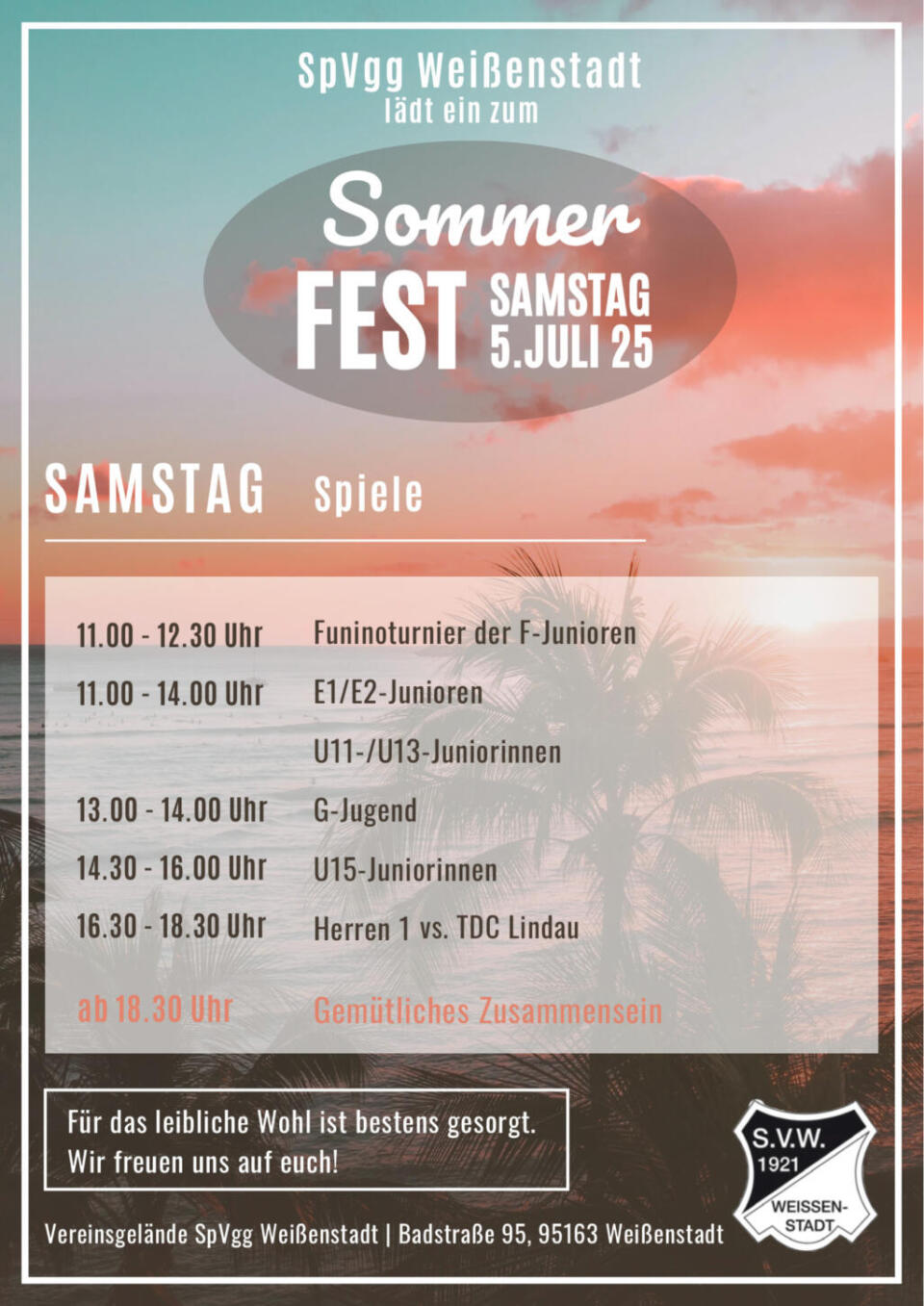 Som­mer­fest SpVgg Weißenstadt