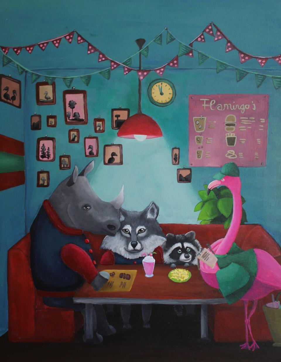 Aus­stel­lungs­er­öff­nung „Pet­ting Zoo“ von Sophia Guba