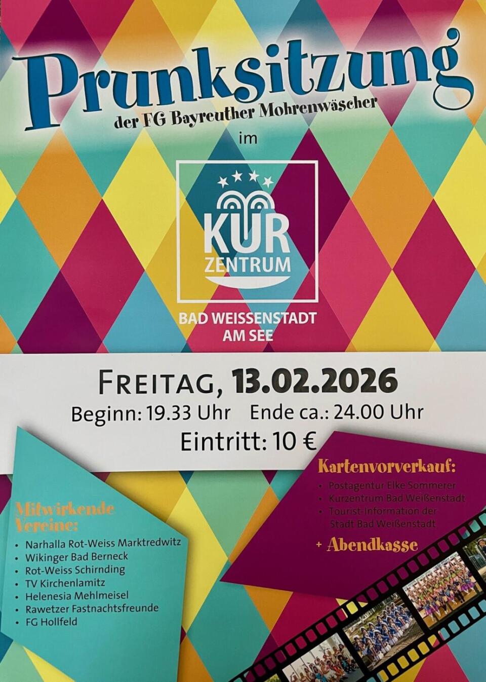 Prunk­sit­zung der FG Bay­reu­ther Mohrenwäscher